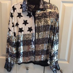 FILLES A PAPA  Sequined jacket